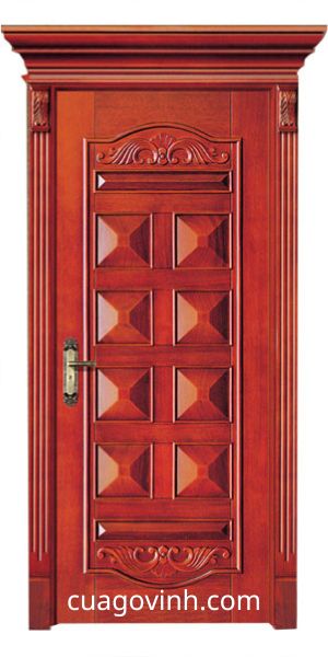 cửa gỗ 1 cánh gõ đỏ tại vinh